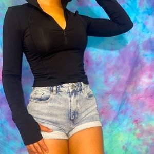 vs pink athletic quarter zip